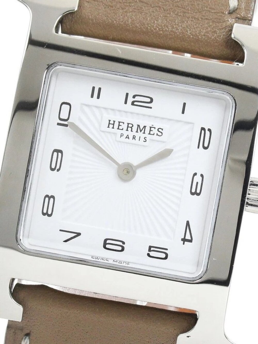 HERMES H watch HH1.510 White Dial Quartz Ladies Watch_946705